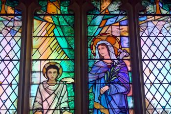 East window detail March 2007